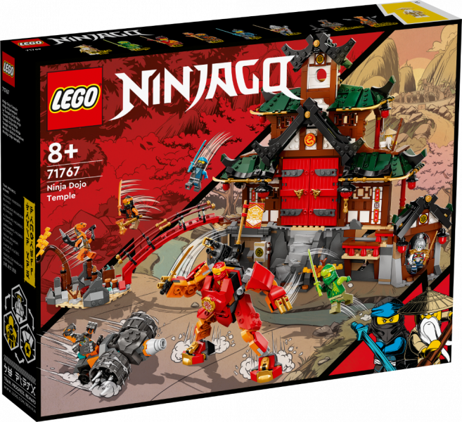 71767 LEGO® Ninjago Храм-додзё ниндзя 8+ лет, 2022