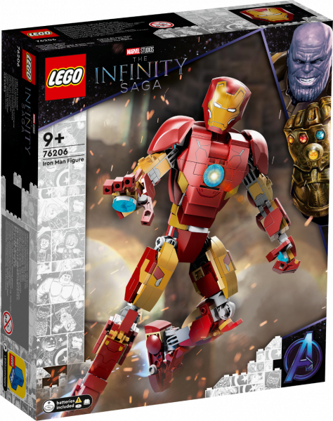 76206 LEGO® Marvel Super Heroes Фигурка Железного человека 9+ лет, 2022