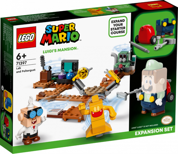 # 71397 LEGO® Super Mario Luigi’s Mansion™ laboratorijas un spoka paplašinājuma maršruts, 6+gadi, 2022 gada modelis