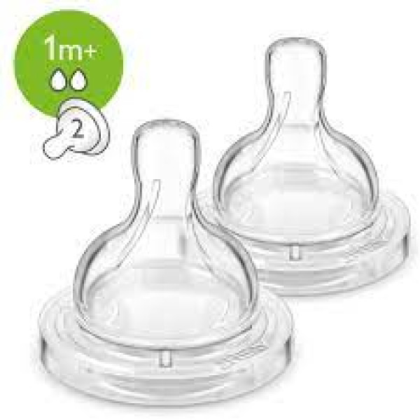 Philips Avent Clasic Pretkoliku pudelīšu knupīši 2gab., 1+ mēn., SCF632/27
