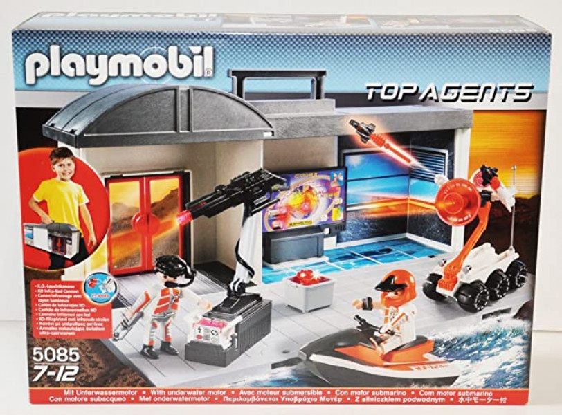 Izpārdošana! 5085 PLAYMOBIL® Top Agents Superaģentu izpētes stacija, 7+ gadi