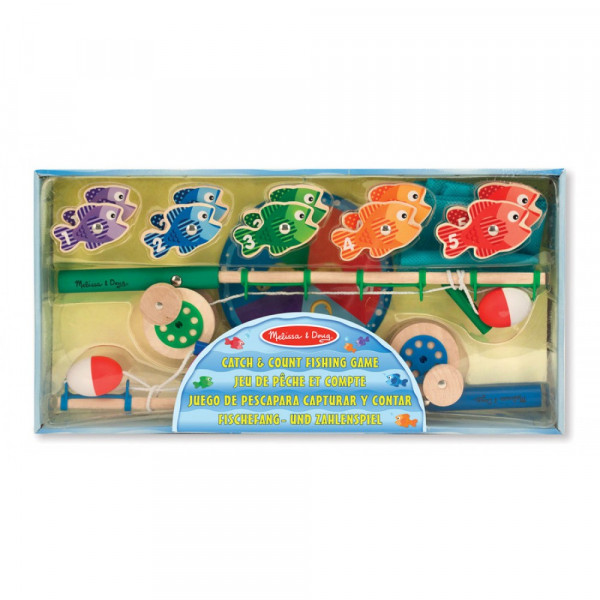 Melissa & Doug Деревянная рыбалка с цифрами, 3+ лет, 15149