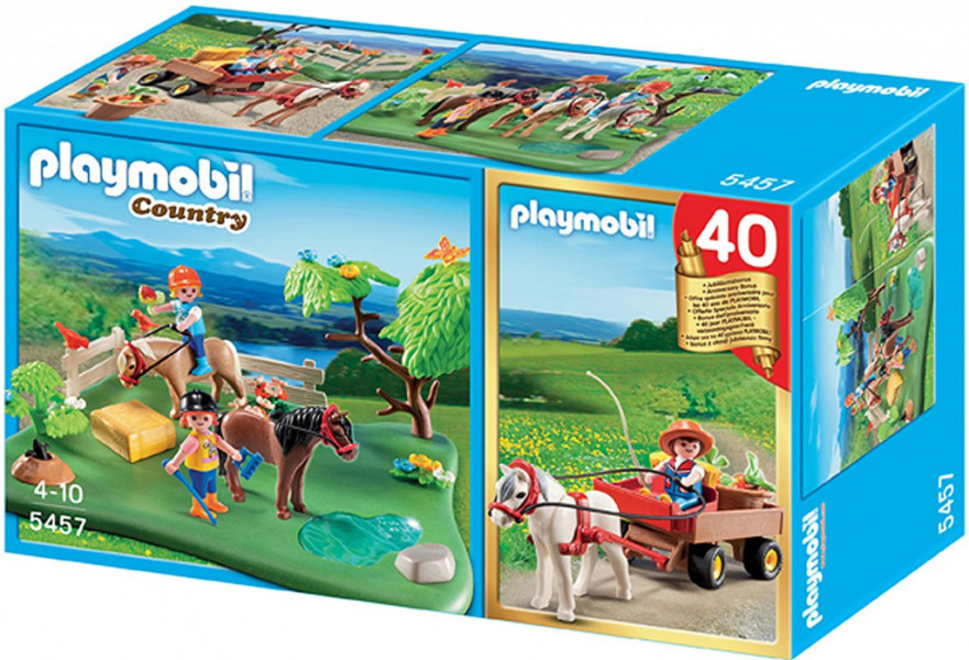 Izpārdošana! 5457 PLAYMOBIL® Country Ponija ganības, no 4 gadu vecuma