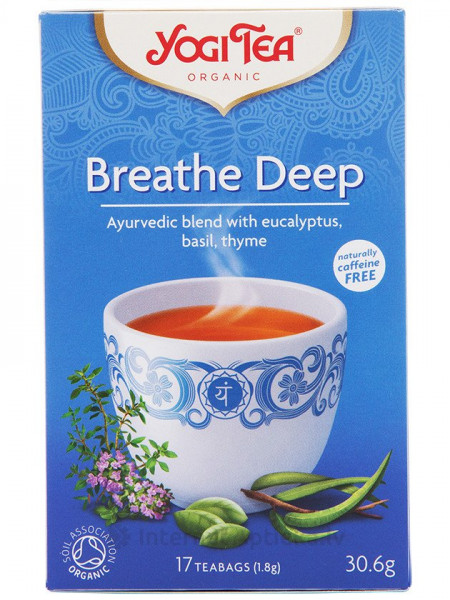 Yogi Bio Tea Breathe Deep tēja, 17.pac.