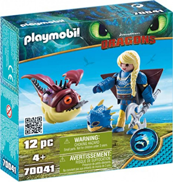 70041 PLAYMOBIL® Dragons Astrid ar Hobbgobler, no 4 gadu vecuma