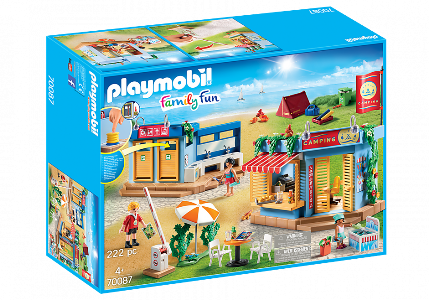 70087 PLAYMOBIL® Family Fun Kempings, no 4 gadu vecuma