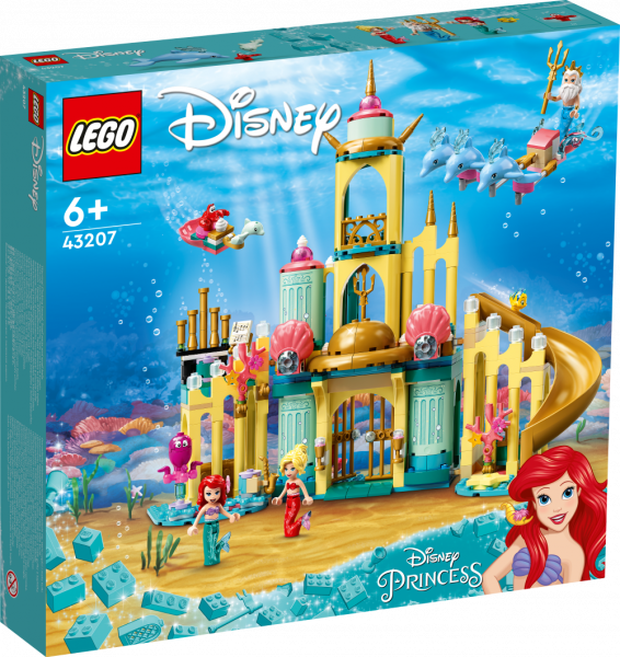 43207 LEGO® Disney Princess Подводный дворец Ариэль, 6+ лет,модель 2022 года