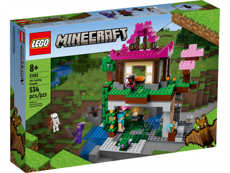 21183 LEGO® Minecraft Treniņlaukums, no 8 gadiem 2022 gada modelis