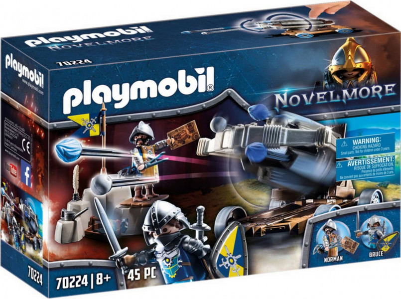70224 PLAYMOBIL® Novelmore Ūdens ballista, no 8+ gadu vecuma