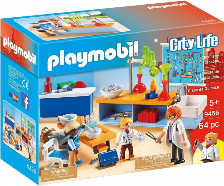 Izpārdošana! 9456 PLAYMOBIL® City Life Ķīmijas kabinets, no 5 gadu vecuma