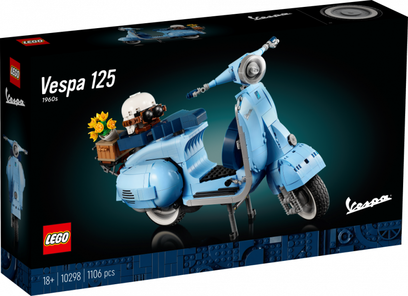 10298 LEGO® Icons Vespa 125, c 18+ лет, 2022 г. выпуск