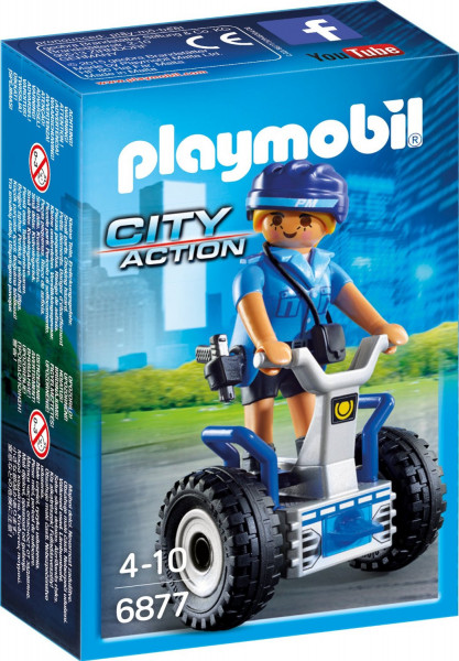 6877 PLAYMOBIL® City Action Policists ar Segway, 4-10 gadu vecumam