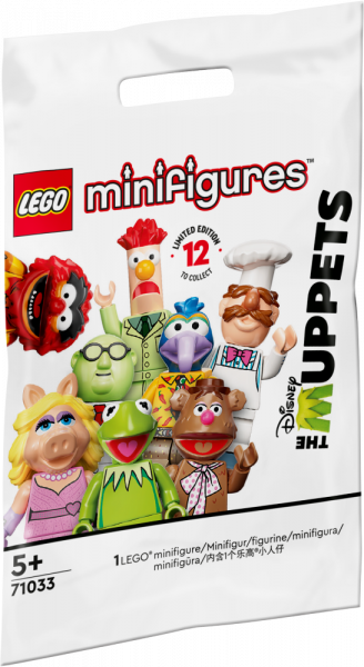 71033 LEGO® Minifigures The Muppets, 5+ лет,модель 2022 года