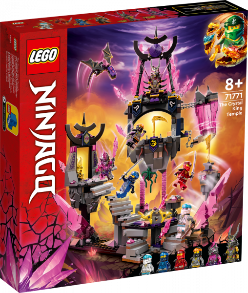 71771 LEGO® Ninjago Храм Кристального Короля, 8+ лет,модель 2022 года