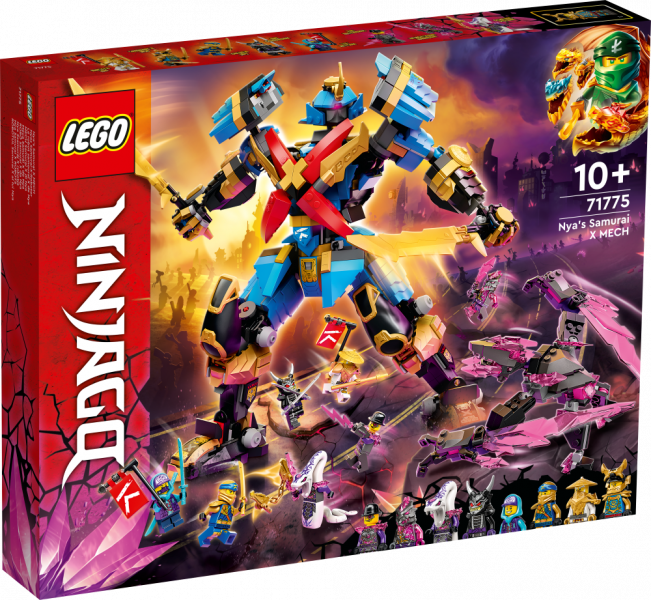 71775 LEGO® Ninjago Робот Нии «Самурай Икс», 10+ лет,модель 2022 года