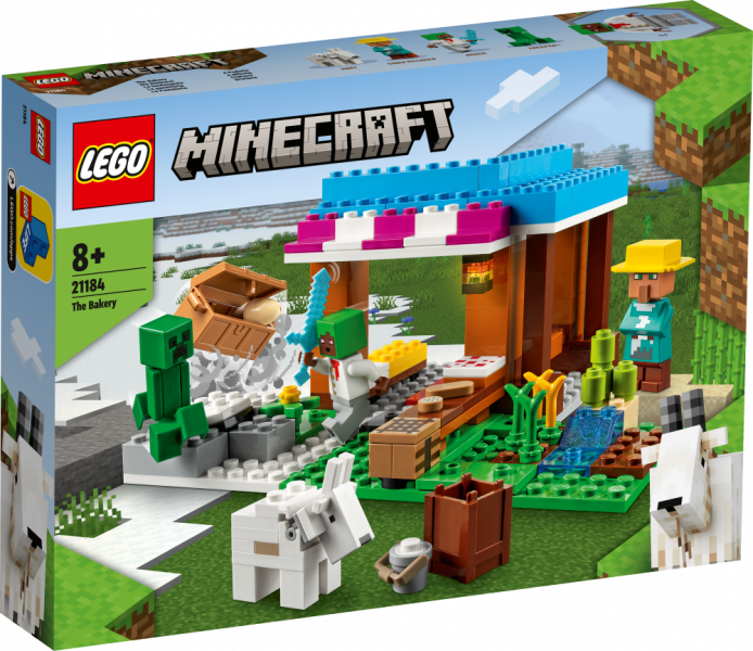 21184 LEGO® Minecraft Пекарня, 8+ лет,модель 2022 года