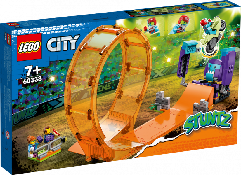 60338 LEGO® City Трюковая петля «Сокрушительный шимпанзе», 7+ лет,модель 2022 года