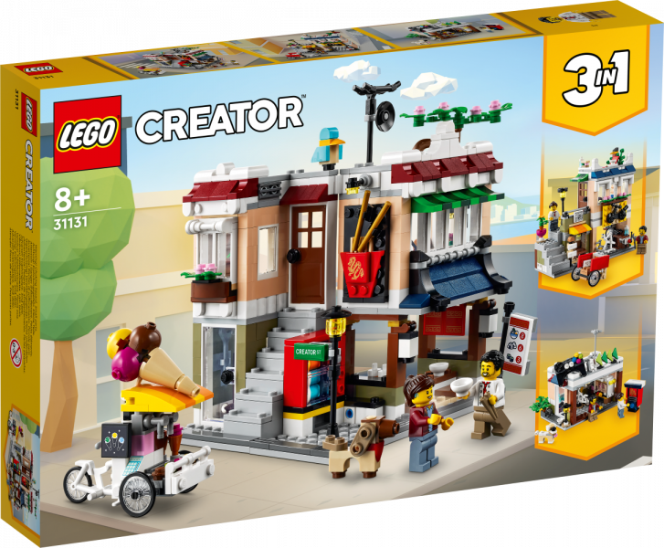 31131 LEGO® Creator Nūdeļu ēdnīca pilsētas centrā, 8+ gadi, 2022. gada modelis