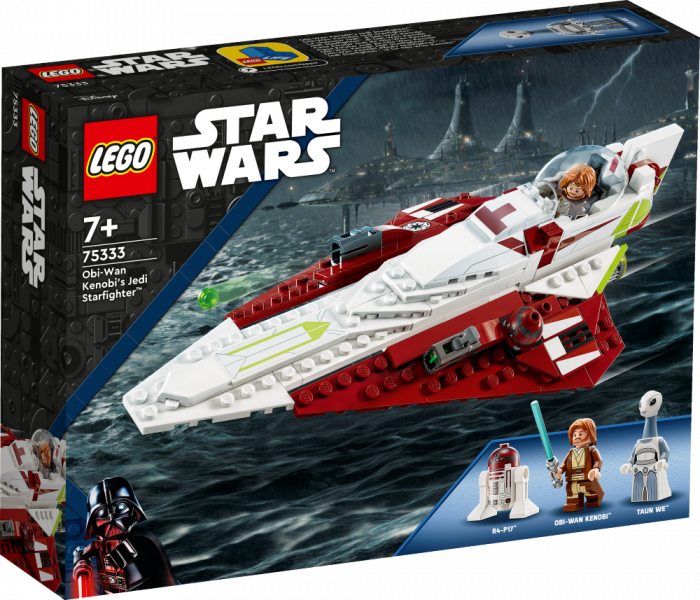 75333 LEGO® Star Wars™ Obi-Wan Kenobi džedu Starfighter™, 7+ лет,модель 2022 года