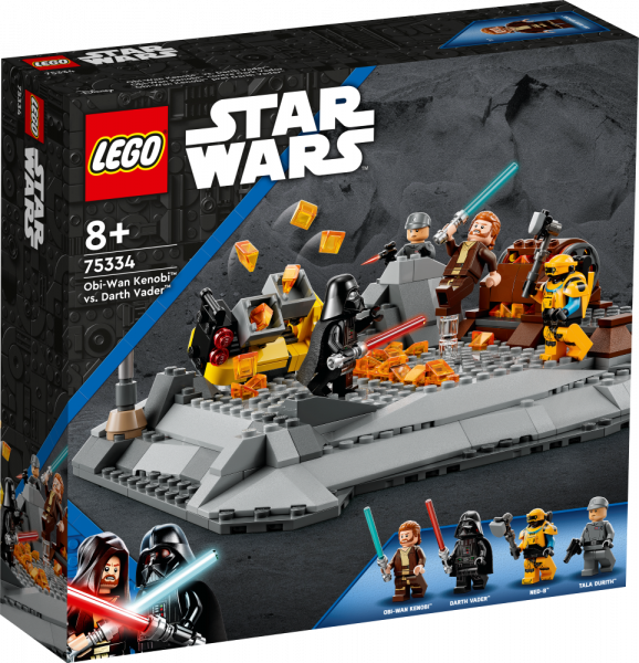 75334 LEGO® Star Wars™ Obi-Wan Kenobi™ pret Darth Vader™ , 8+ лет,модель 2022 года