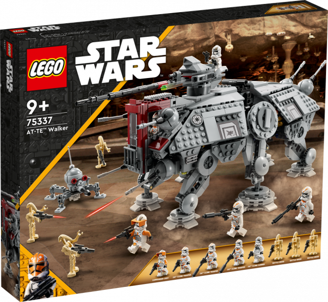 75337 LEGO® Star Wars™AT-TE™ Walker, 9+ лет,модель 2022 года