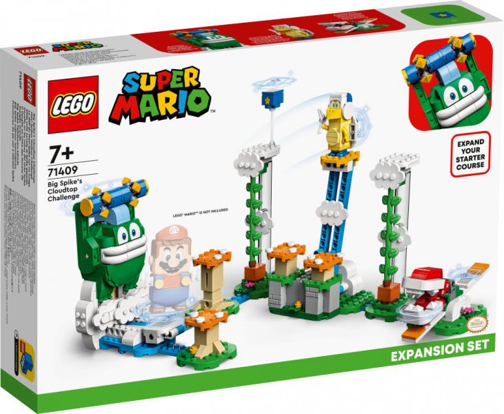 71409 LEGO® Super Mario Big Spike mākoņu izaicinājuma paplašinājuma maršruts, 7+ лет,модель 2022 года