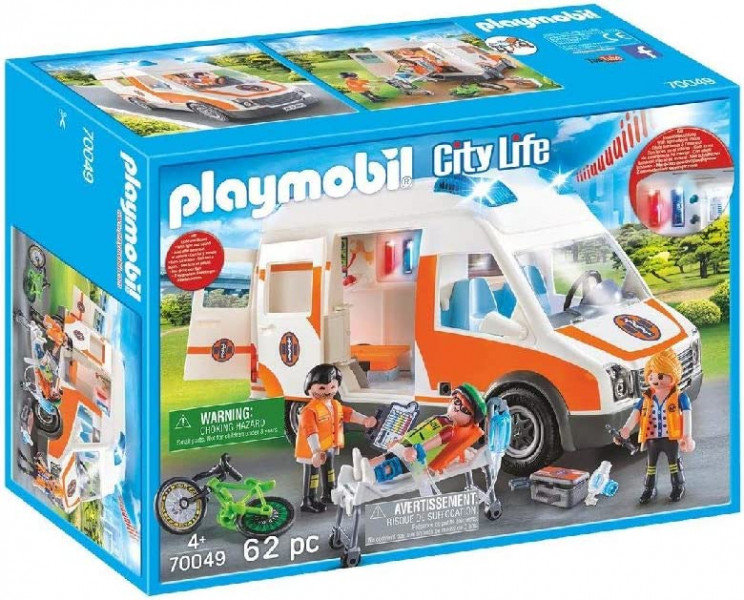 70049 PLAYMOBIL® City Life Скорая помощь с мигалками 4+ лет