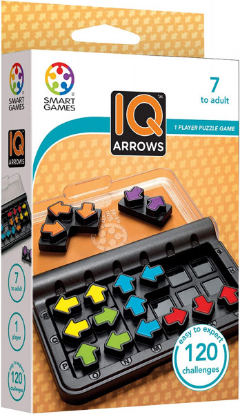 Smart Games mini Loģikas spēle IQ Arrows (120 izaicinājumi) 7-99 gadiem SG422