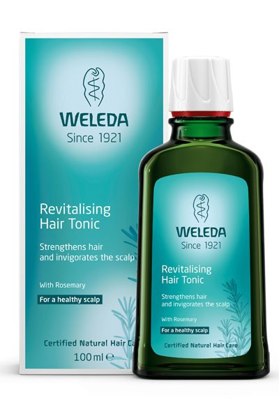 Weleda efektīvs Atdzīvinošs toniks matiem ar rozmarīnu, 100ml ( Rozmarīna matu ūdens )