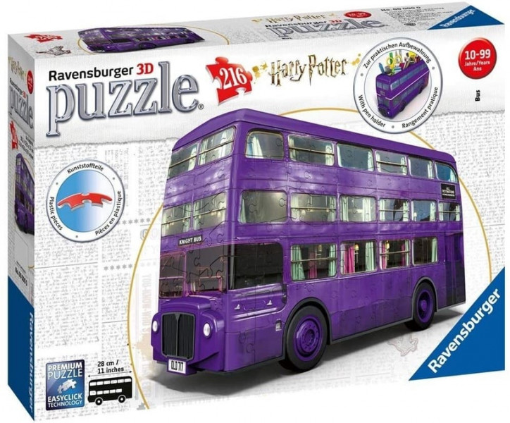 Ravensburger 3D Пазл подставка для карандашей - Гарри Поттер Night Bus(216 шт.) 10+ лет 11158
