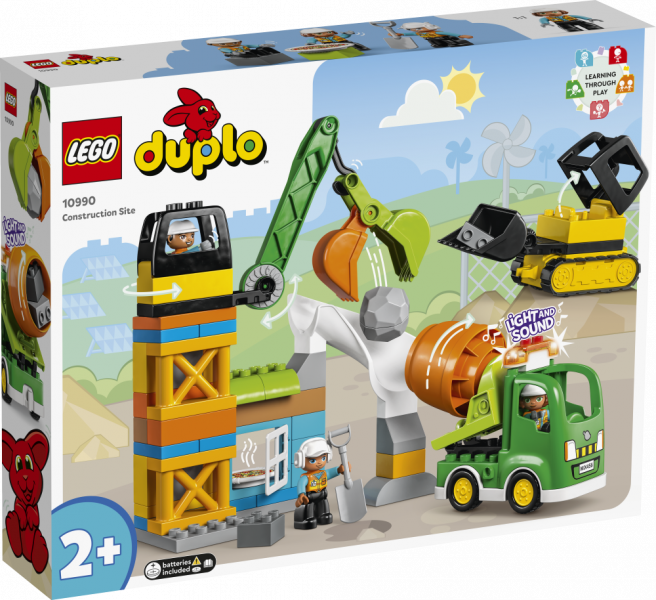 10990 LEGO® DUPLO Стройплощадка, 2+ лет, модель 2023 года