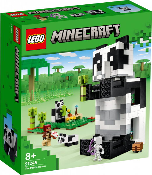 21245 LEGO® Minecraft Pandu patvērums, 8+ gadi, 2023. gada modelis