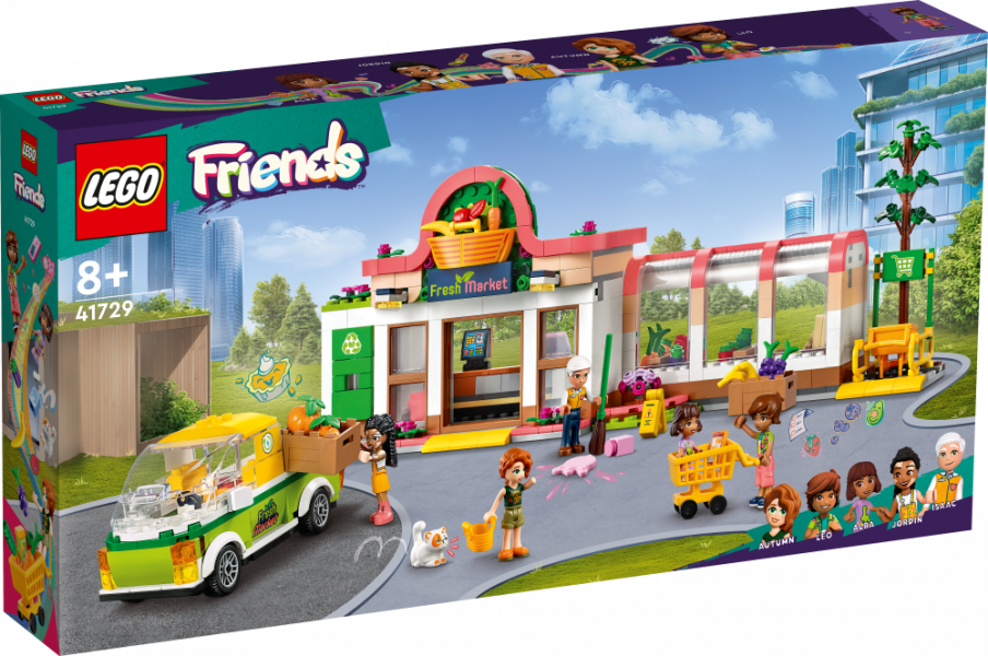 41729 LEGO® Friends Ekoloģiskās pārtikas veikals, 8+ gadi, 2023. gada modelis