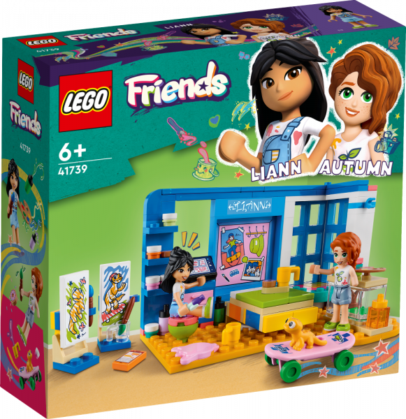 41739 LEGO® Friends Комната Лиэнн, 6+ лет, модель 2023 года