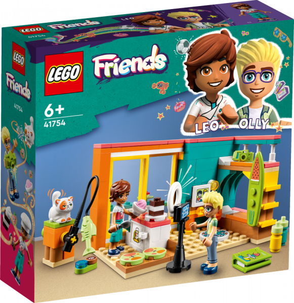 41754 LEGO® Friends Комната Лео , 6+ лет, модель 2023 года