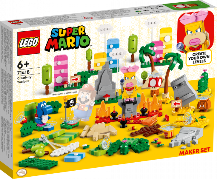 71418 LEGO® Super Mario Инструменты для творчества, 6+ лет, модель 2023 года