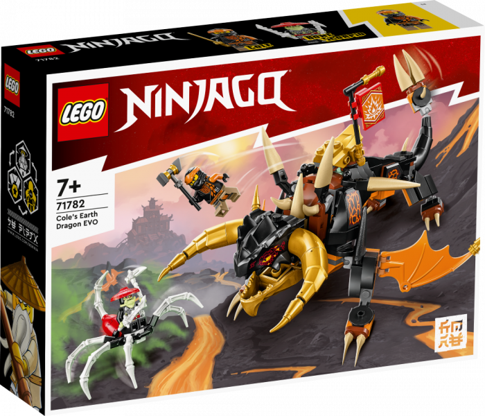 71782 LEGO® Ninjago Земляной дракон ЭВО Коула , 7+ лет, модель 2023 года