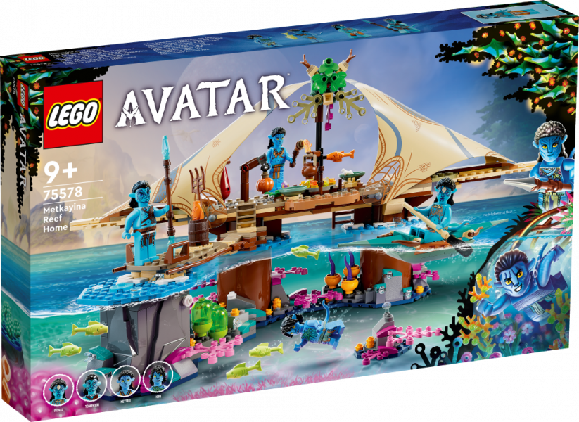 75578 LEGO® Avatar Дом Меткайина на рифе, 9+ лет, модель 2023 года