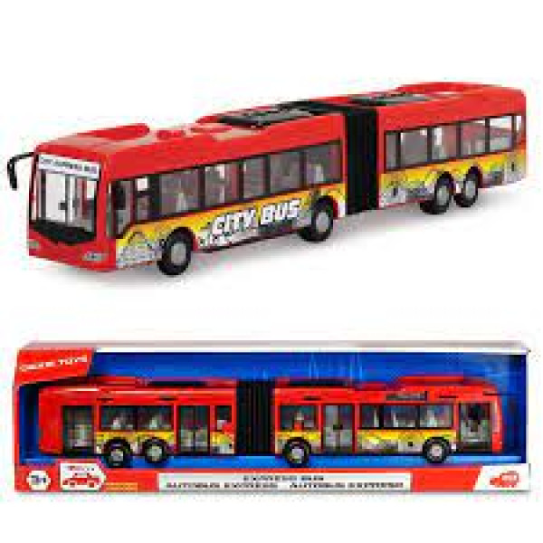 Dickie Toys Pilsētas autobuss (46 cm) ar inerci 3+ gadiem