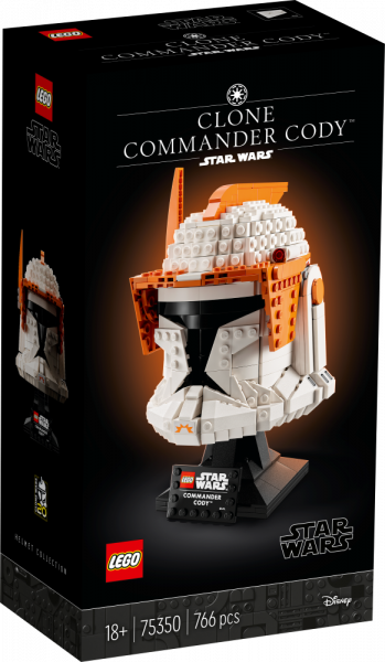 75350 LEGO® Star Wars™ Шлем клон-коммандера Коди, 18+ лет, модель 2023 года