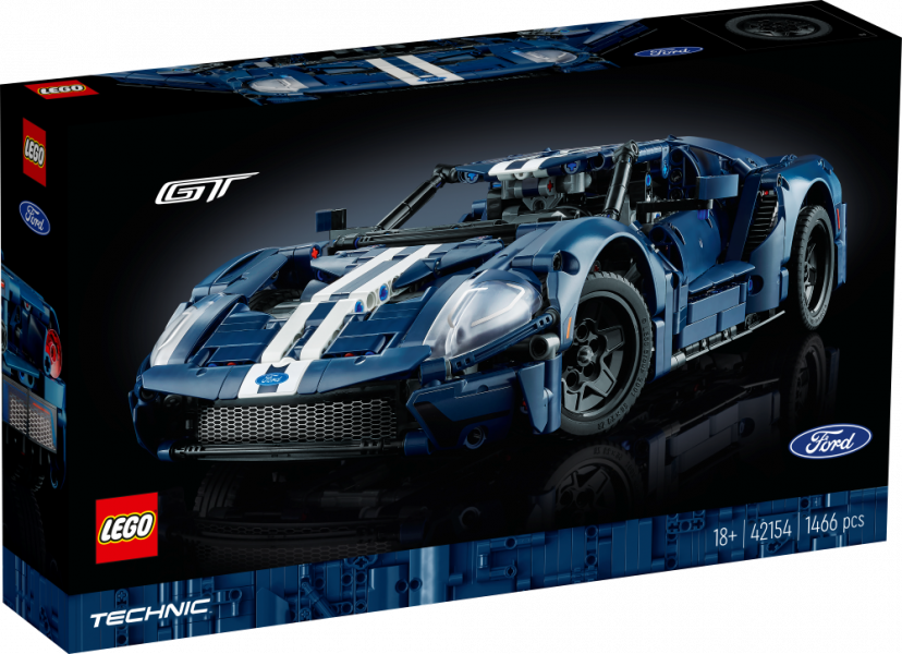 # 42154 LEGO® Technic 2022 Ford GT, 18+ gadi, 2023. gada modelis