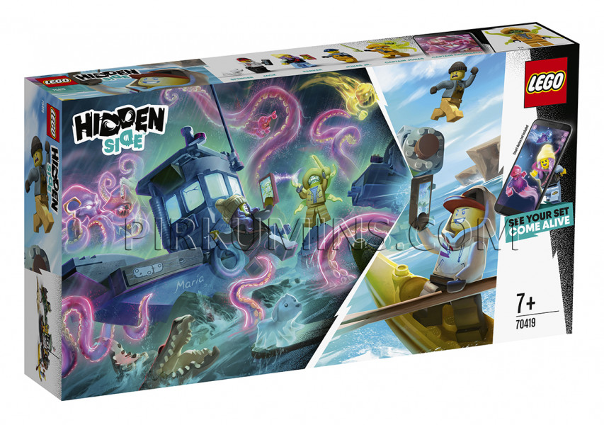 70419 LEGO® Hidden Side Старый рыбацкий корабль, c 7+ лет NEW 2019!