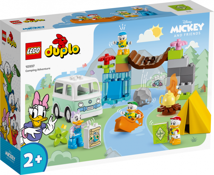 10997 LEGO® DUPLO Disney Диснеевские приключения Микки и друзей в походе, 2+ лет,модель 2023 года