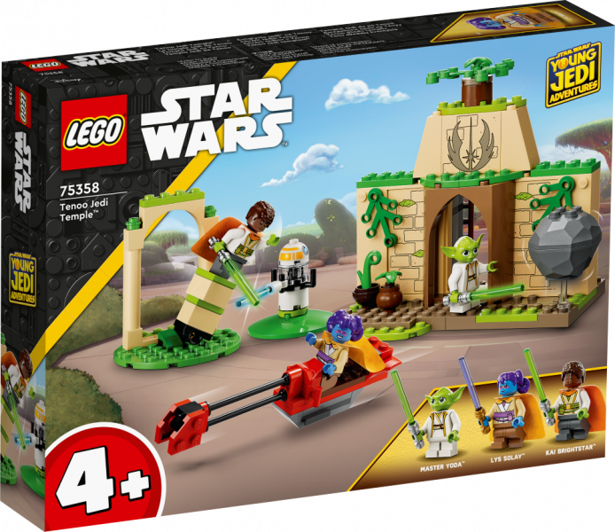 75358 LEGO® Star Wars™ Tenoo džedu templis, 4+ gadi, 2023 gada modelis