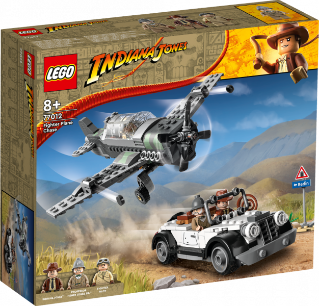 77012 LEGO® Indiana Jones Погоня за истребителем, 8+ лет,модель 2023 года