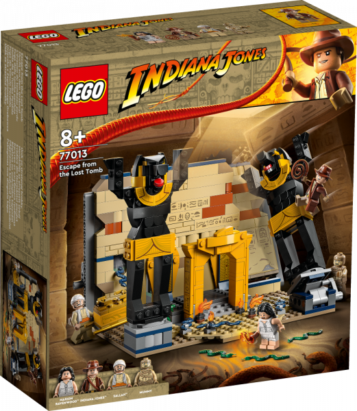 77013 LEGO® Indiana Jones Bēgšana no zudušajām kapenēm, 8+ gadi, 2023 gada modelis