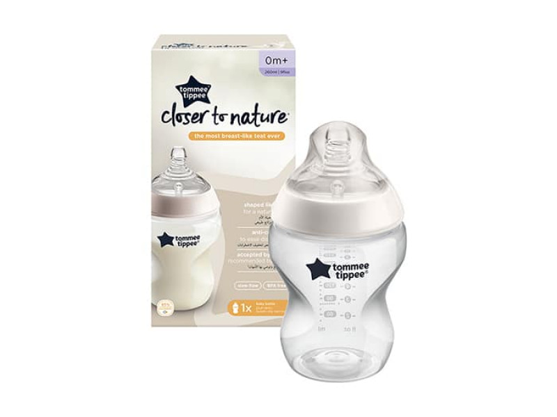 Tommee Tippee Closer to Nature бутылочка, 0+ 260 мл