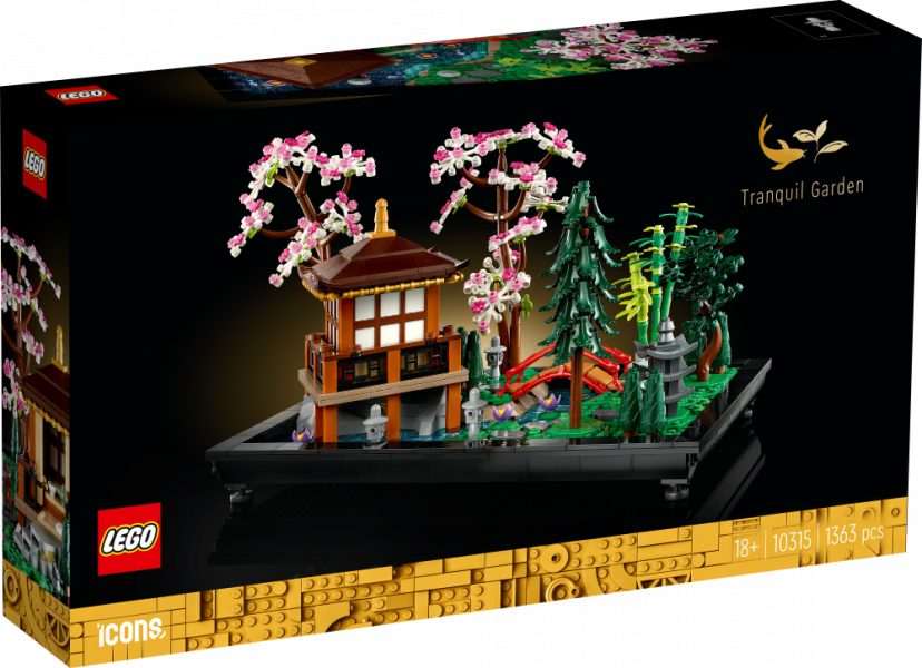 10315 LEGO® ICONS™ Tranquil Garden, 18+ лет,модель 2023 года