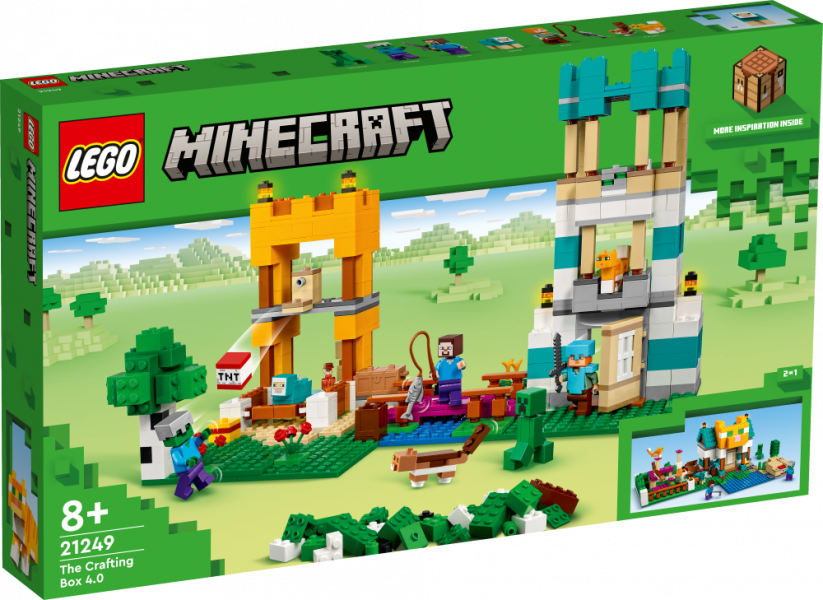 21249 LEGO® Minecraft Ящик для крафта 4.0 8+ лет,модель 2023 года