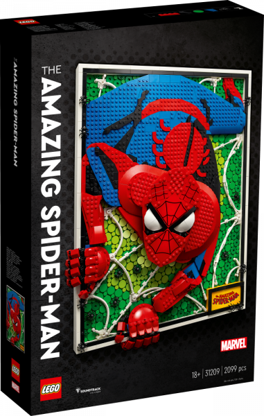 31209 LEGO® Art Невероятный Человек-Паук, 18+ лет, модель 2023 года